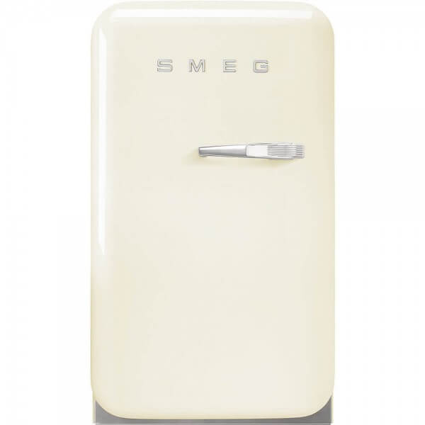 Smeg FAB5LCR5 Minibar Stand-Kühlschrank Creme 50's Retro Style