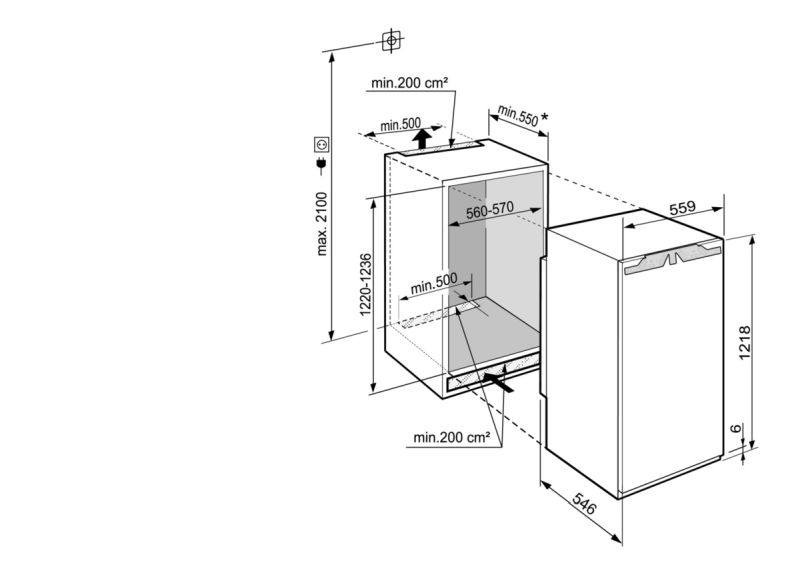 4121-20 online kaufen günstig IRBd Einbau-Kühlschrank Liebherr Plus