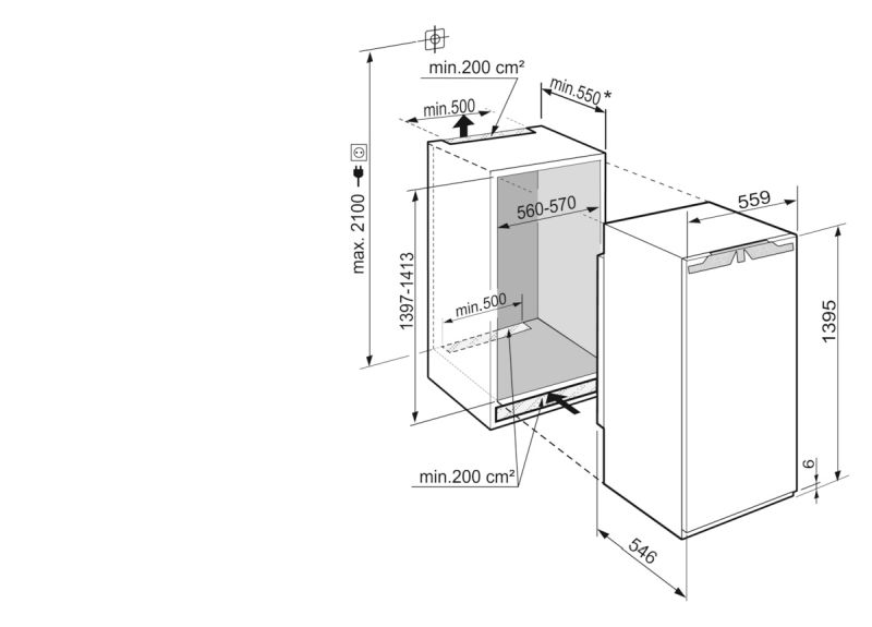 Liebherr IRBd 4521-20 kaufen Einbau-Kühlschrank online günstig Plus