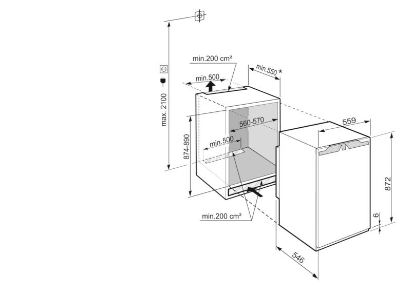 Liebherr IRd 3900-20 Einbau-Kühlschrank günstig online kaufen